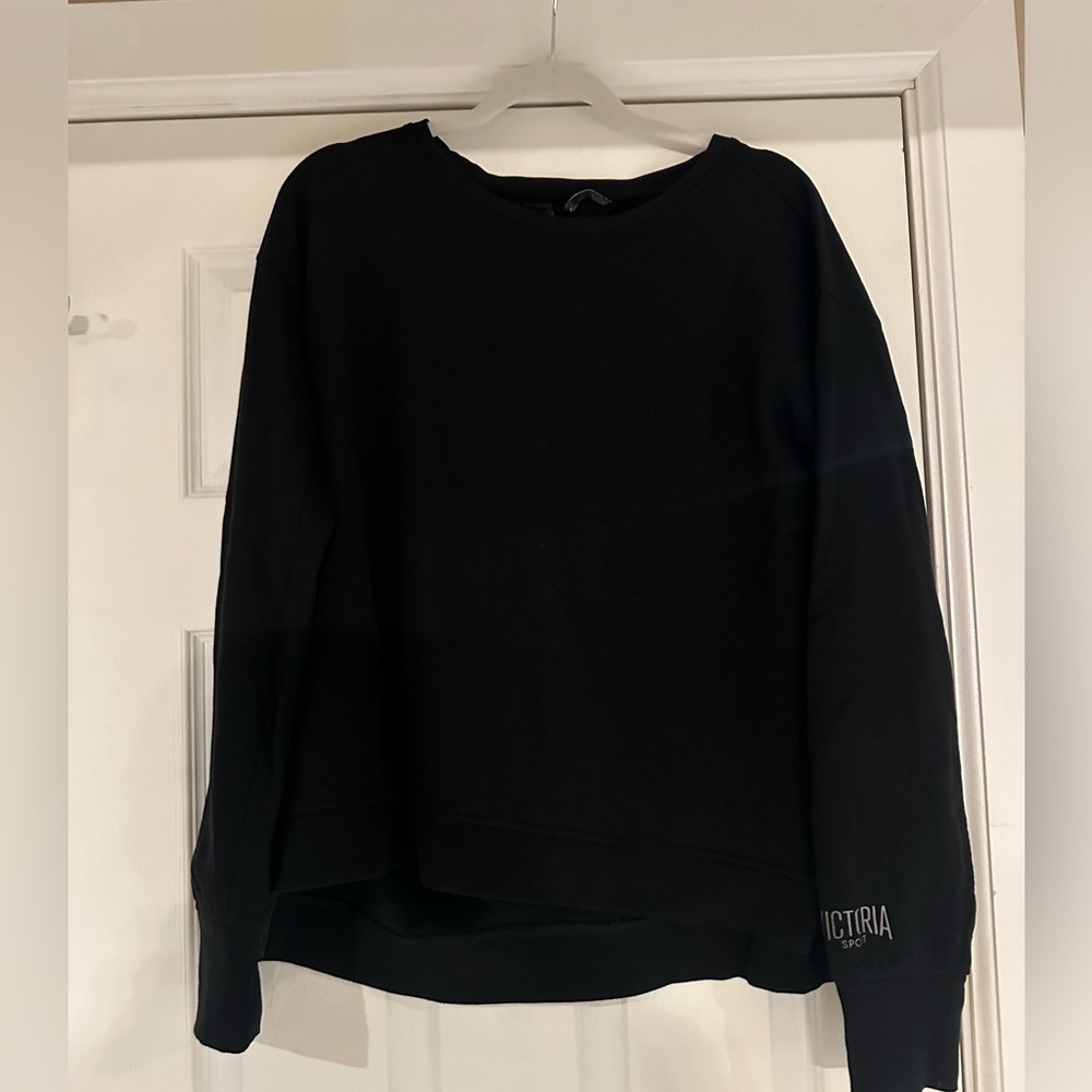 Victoria Secret Sport medium black crewneck with cut out in the back